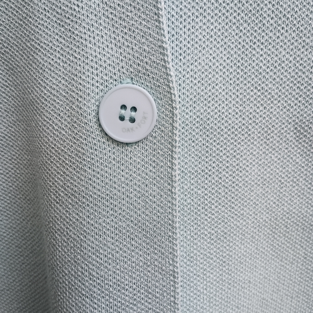 NWT Oak + Fort Light Blue Oversized Collared Cardigan_Med - Picture 8 of 10